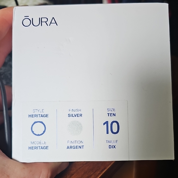 Oura Gen3 Heritage Silver Ring